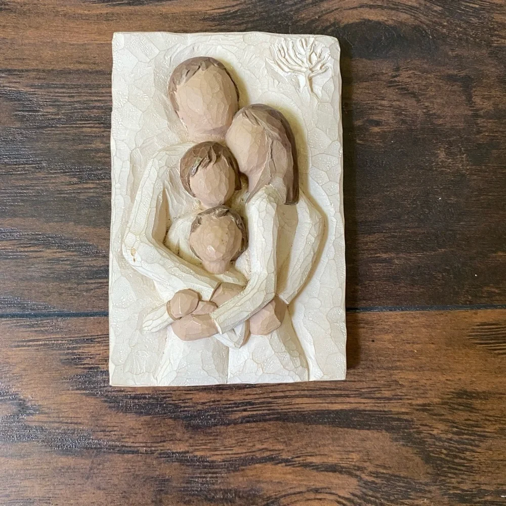 Demdaco, Willow Tree, Family of 4 Plaque
